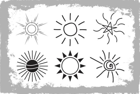 Download Sunset Hand Drawn Illustrations Vector - Vector Collection