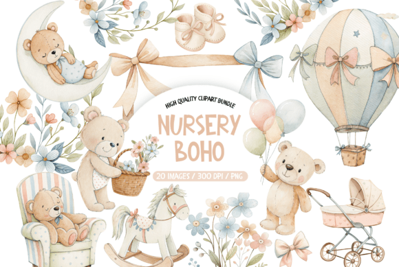 Download Neutral Baby Watercolor Clipart - Premium Resources
