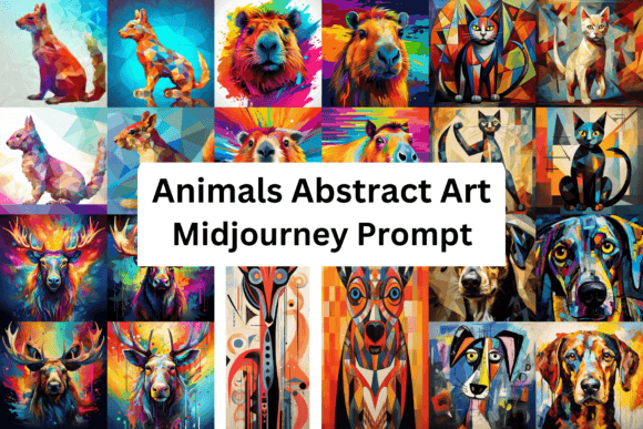 Download Prompt for Animals Abstract Art - Premium Resources