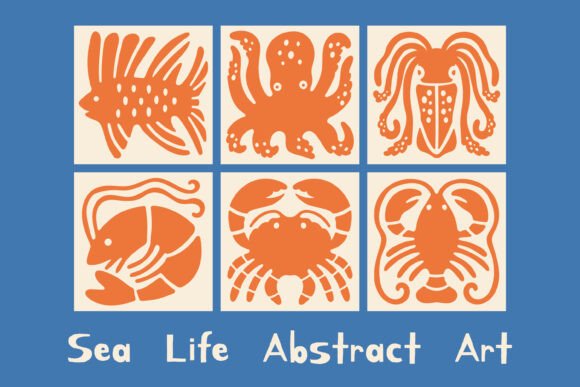 Download Sea Life Abstract Art - Premium Bundle