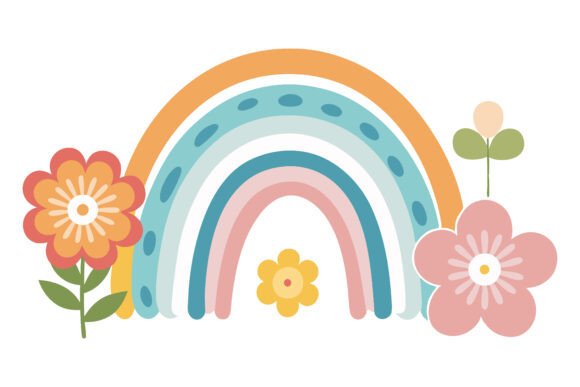 Download Boho Rainbow Design Art Vector - Vector Collection