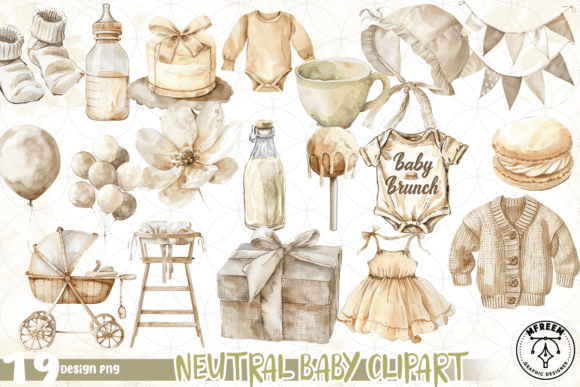 Download Neutral Baby Clipart PNG - Neutral Collection