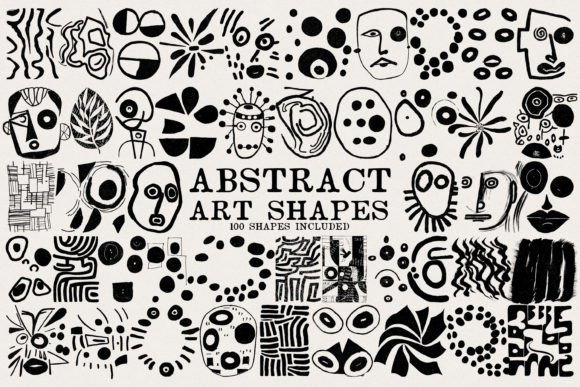 Download Abstract Art Shapes Collection - Premium Resources
