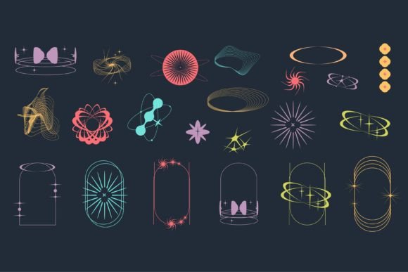 Download 22 Y2k Aesthetic Shape Geometric Shape - Geometric Collection